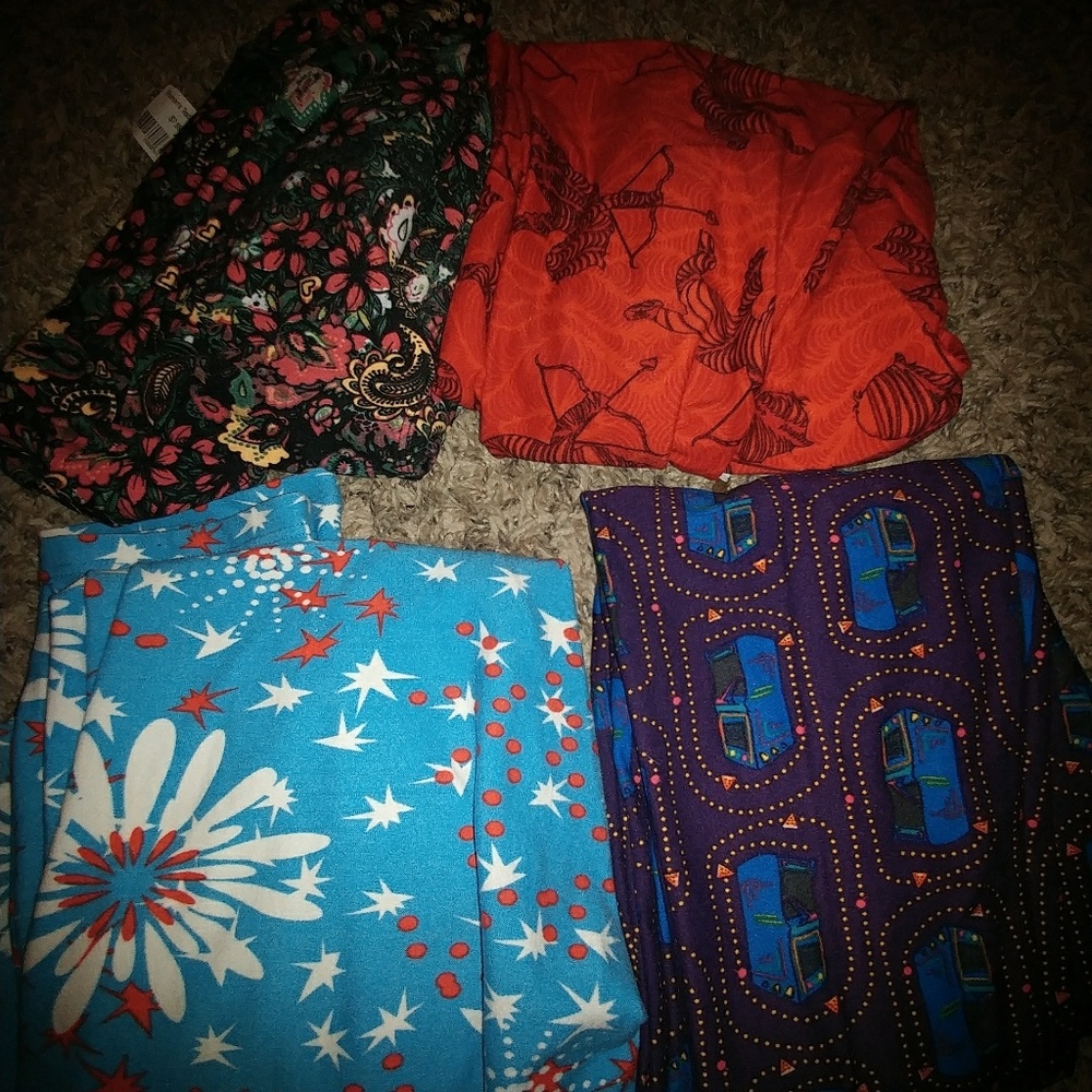 Lot of 5 leggings